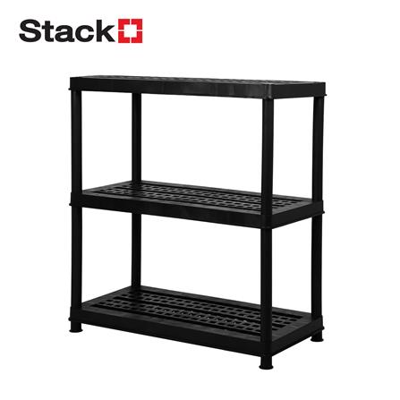 ชั้นวางของ 3 ชั้น STACKO STURDI 44x90x96 ซม. สีดำ_0