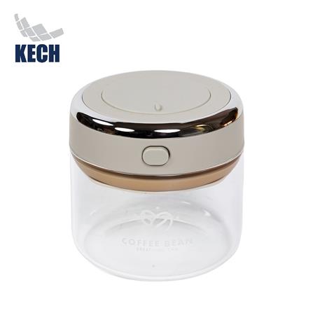 ขวดโหลแก้วบอโรซิลิเกต ฝากด 500 มล. KECH ARISTA สีขาว_0