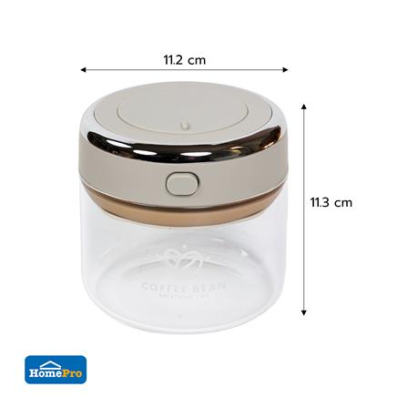 ขวดโหลแก้วบอโรซิลิเกต ฝากด 500 มล. KECH ARISTA สีขาว_4