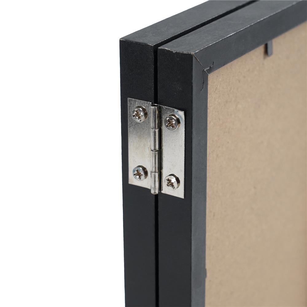 กรอบรูปแบบคู่ SNAZZ LENORA 4x6 นิ้ว สีดำ