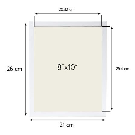กรอบรูป SNAZZ LENORA 8x10 นิ้ว สีขาว_6