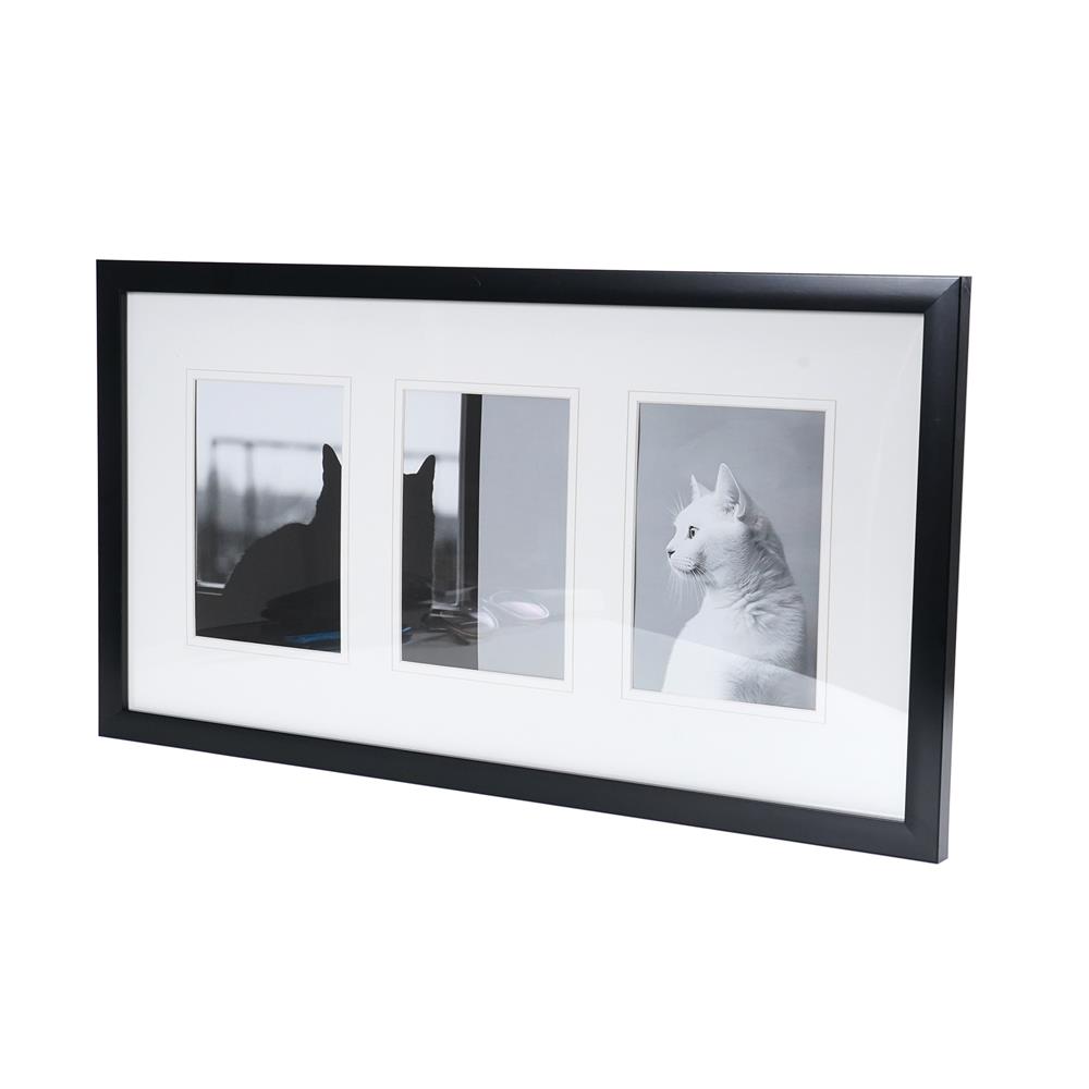 กรอบรูป 3 ช่อง SNAZZ LENORA 28x55 ซม. สีดำ