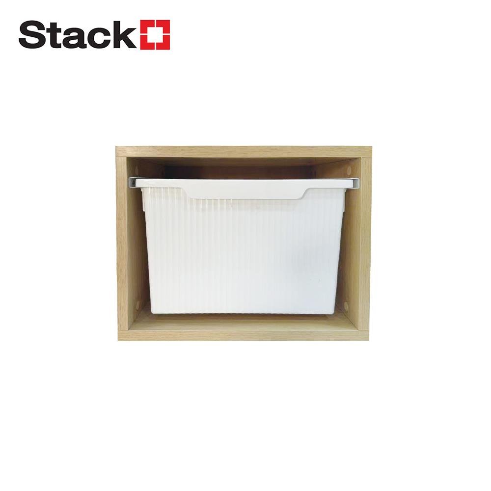 ชั้นติดผนัง 1 ลิ้นชัก STACKO MORU 40.8x29.3x31ซม. สีไลท์โอ๊ค