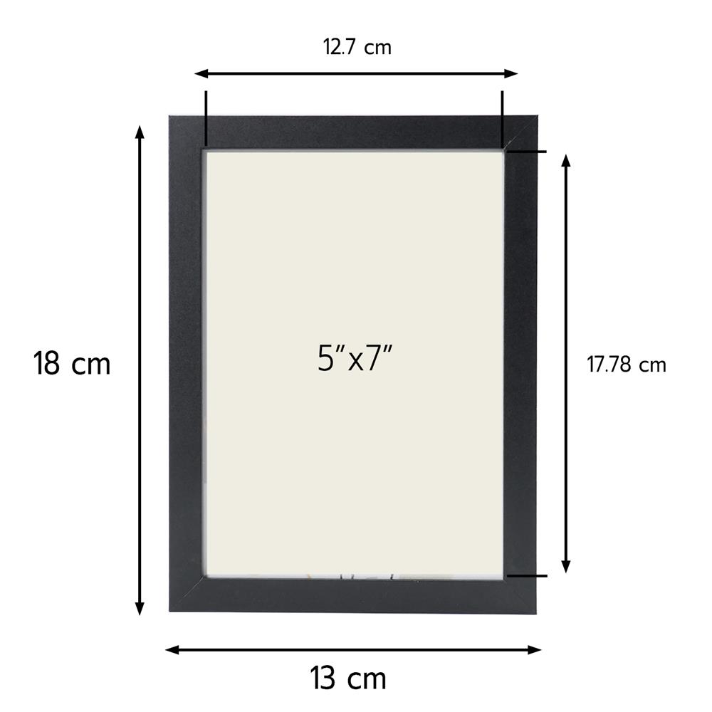กรอบรูป SNAZZ LENORA 5x7 นิ้ว สีดำ