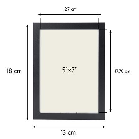 กรอบรูป SNAZZ LENORA 5x7 นิ้ว สีดำ_6
