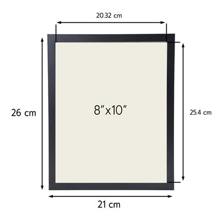 กรอบรูป SNAZZ LENORA 8x10 นิ้ว สีดำ_6