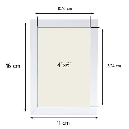 กรอบรูป SNAZZ LENORA 4x6 นิ้ว สีขาว_7