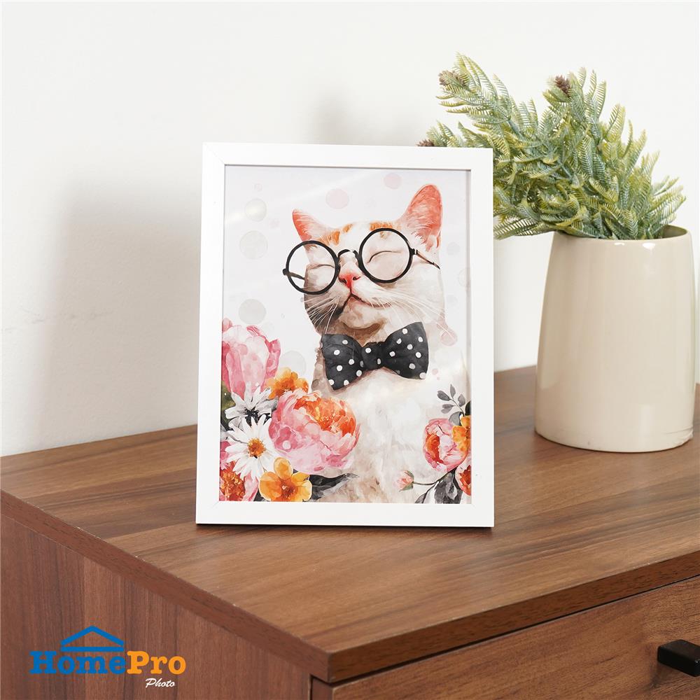 กรอบรูป SNAZZ LENORA 6x8 นิ้ว สีขาว