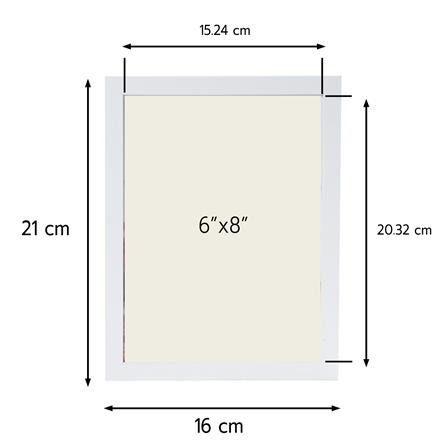 กรอบรูป SNAZZ LENORA 6x8 นิ้ว สีขาว_5