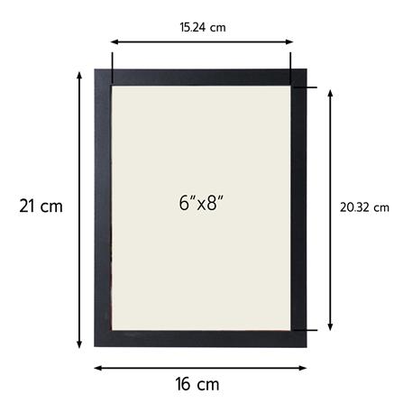 กรอบรูป SNAZZ LENORA 6x8 นิ้ว สีดำ_7