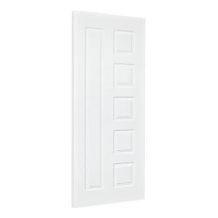 ประตูภายใน HDF ไม่เจาะลูกบิด METRO 604 บัวสวรรค์ 80x200 ซม. สีรองพื้น_1