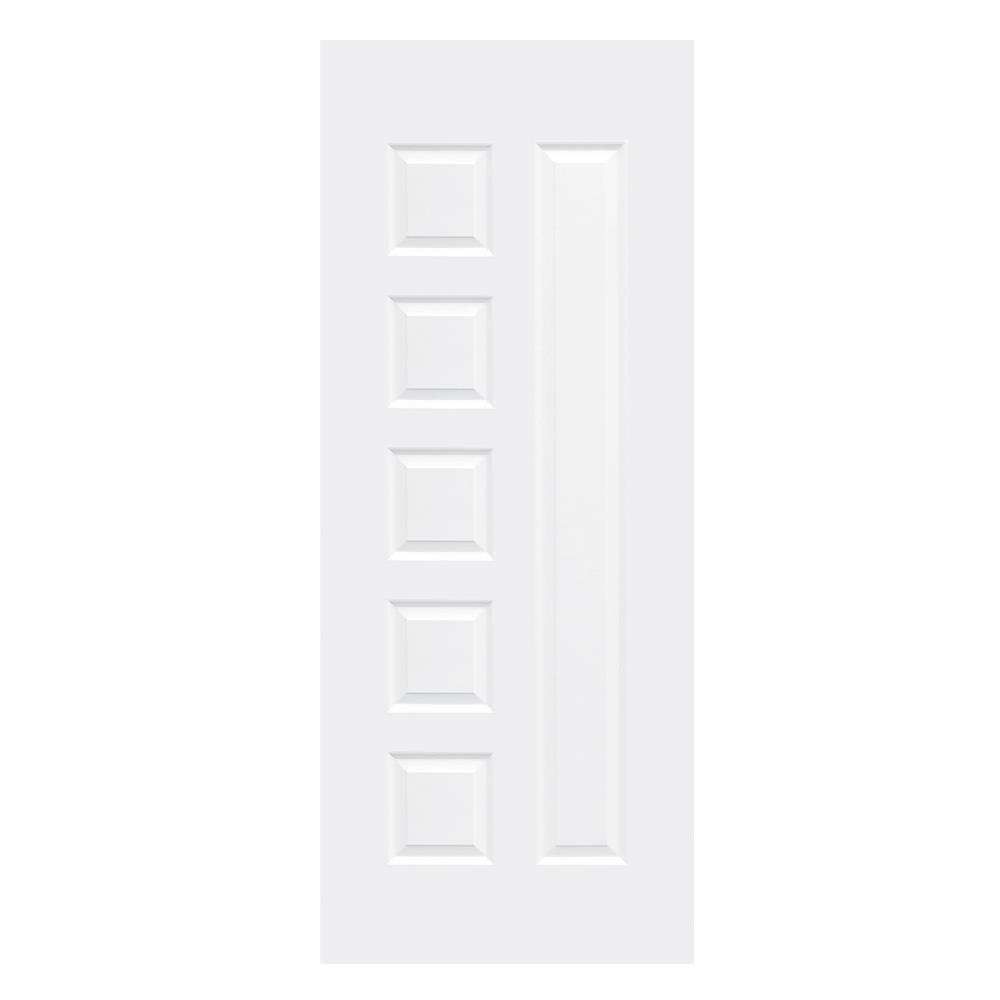 ประตูภายใน HDF ไม่เจาะลูกบิด METRO 604 บัวสวรรค์ 70x200 ซม. สีรองพื้น