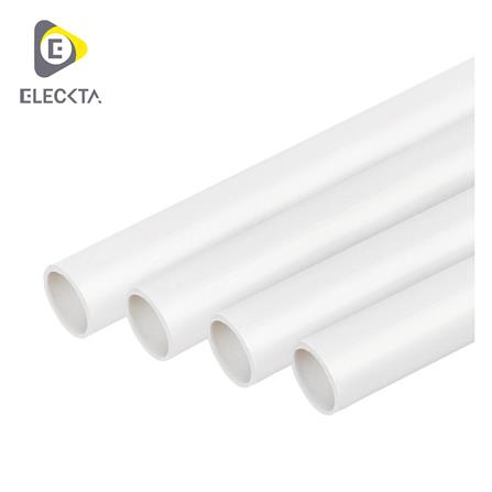 ท่อตรง UPVC ELECKTA 16 มม. 2.9 ม. สีขาว_0
