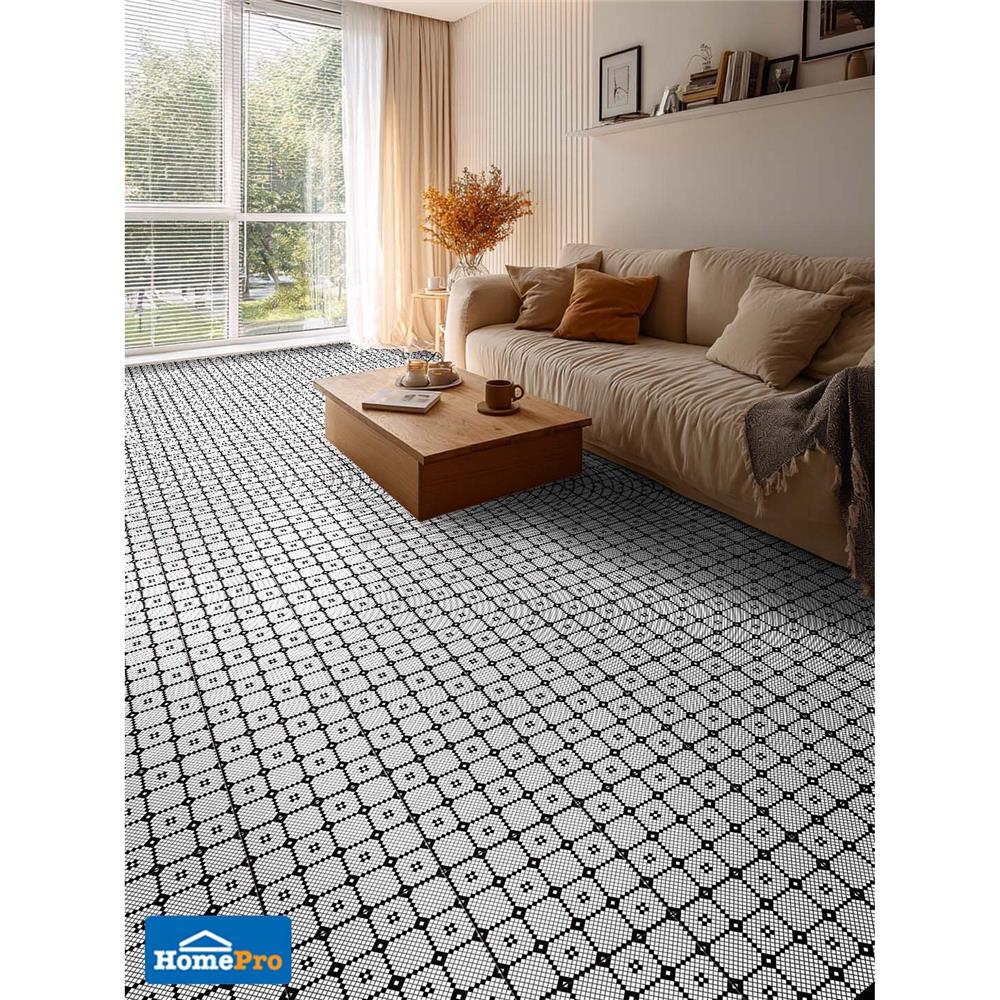 กระเบื้องพื้น 16x16 นิ้ว DURAGRES เวส เปอร์ ขาว A 0.96 ตร.ม.