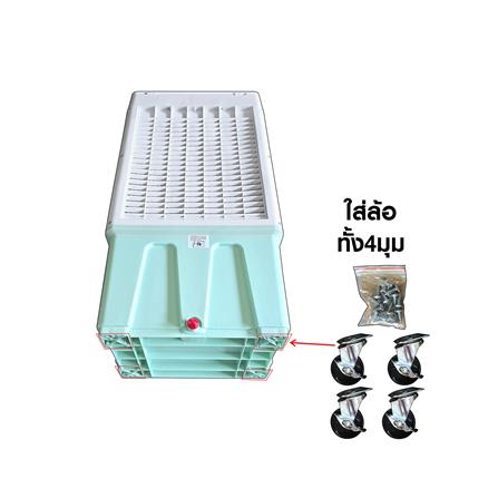 พัดลมไอเย็น SKG FL-14L 40 ลิตร สีขาว/เขียว_4