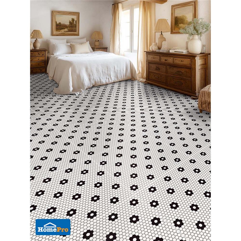 กระเบื้องพื้น 16x16 นิ้ว DURAGRES จิน ขาว A 0.96 ตร.ม.