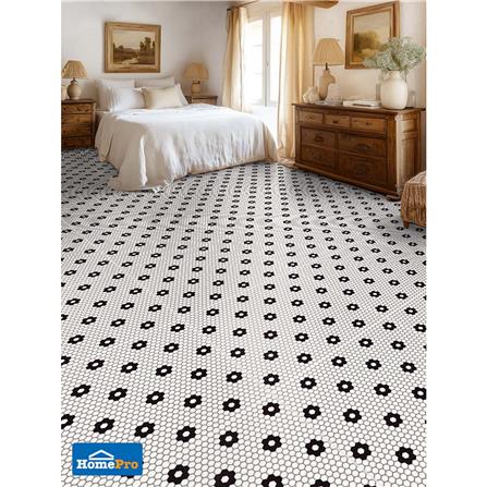 กระเบื้องพื้น 16x16 นิ้ว DURAGRES จิน ขาว A 0.96 ตร.ม._1