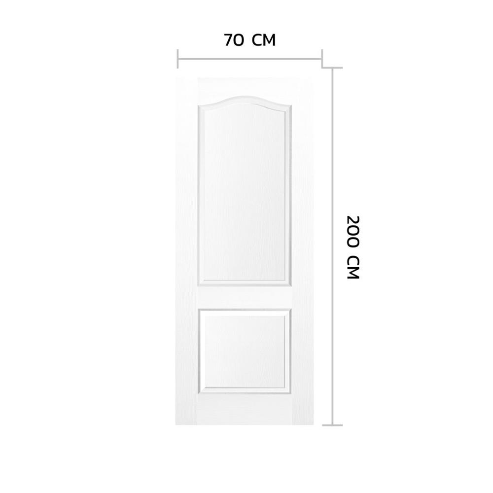 ประตูภายใน HDF ไม่เจาะลูกบิด METRO 202 ชัยพฤกษ์ 70x200 ซม. สีรองพื้น