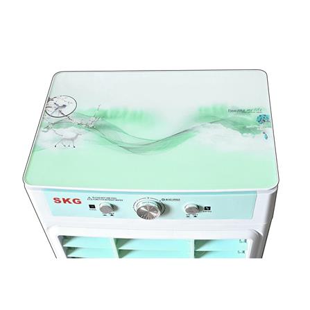 พัดลมไอเย็น SKG FL-13L 30 ลิตร สีขาว/เขียว_4