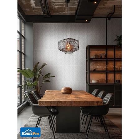 กระเบื้องผนัง 30x45 ซม. DURAGRES แฮมเล็ต ไดมอนด์ เกรย์ A 0.81 ตร.ม._3