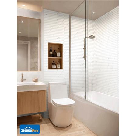 กระเบื้องผนัง 30x45 ซม. DURAGRES แอนนาลีส เวฟ ไวท์ A 0.81 ตร.ม._4