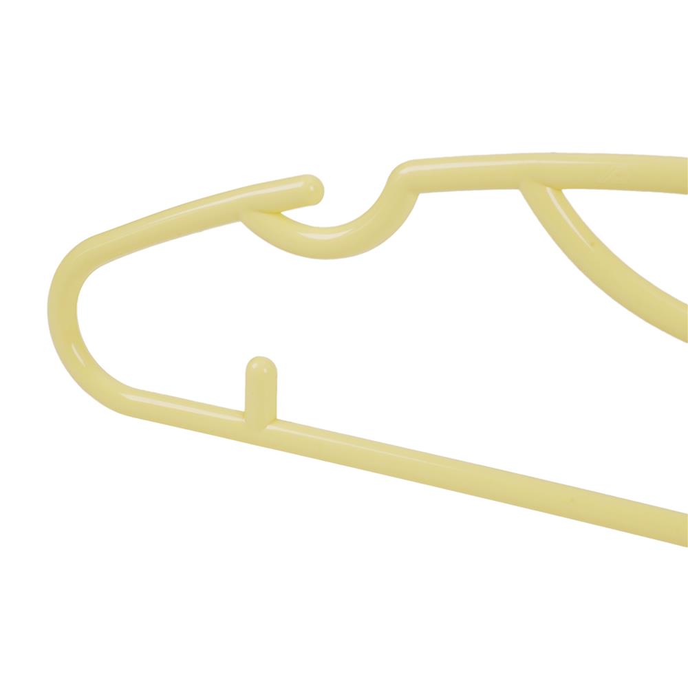 ไม้แขวนเสื้อ KING SIZE PLIM สีเหลือง (แพ็ก 6 ชิ้น)