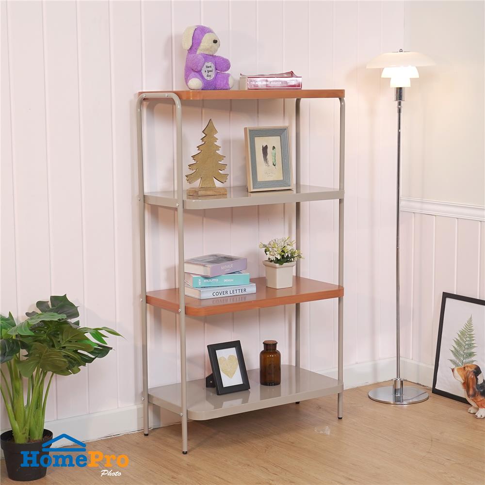 ชั้นวางของ 4 ชั้น FURDINI LAMI 70 ซม. สี NATURAL OAK/TAUPE