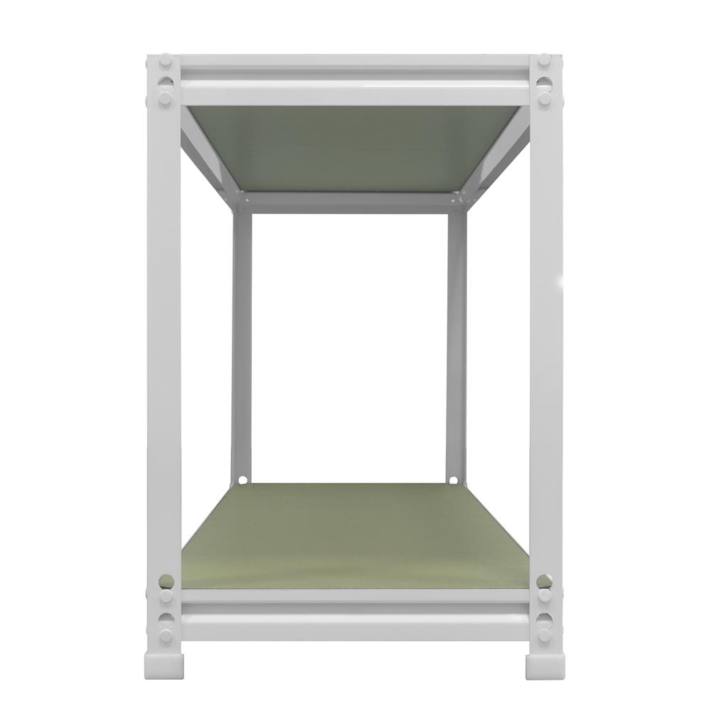 ชั้นวางของโล่ง 2 ชั้น FURDINI BASIO 81 ซม. สีขาว/ไม้