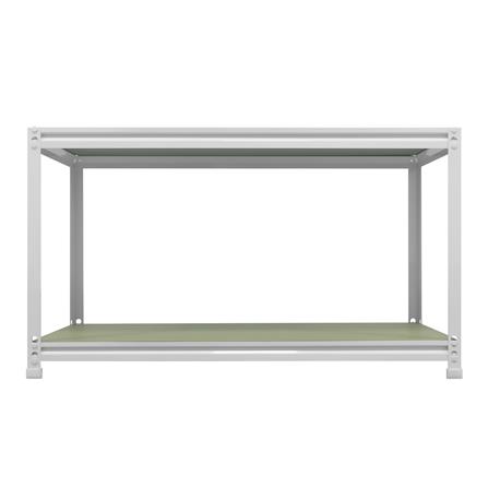 ชั้นวางของโล่ง 2 ชั้น FURDINI BASIO 81 ซม. สีขาว/ไม้_0