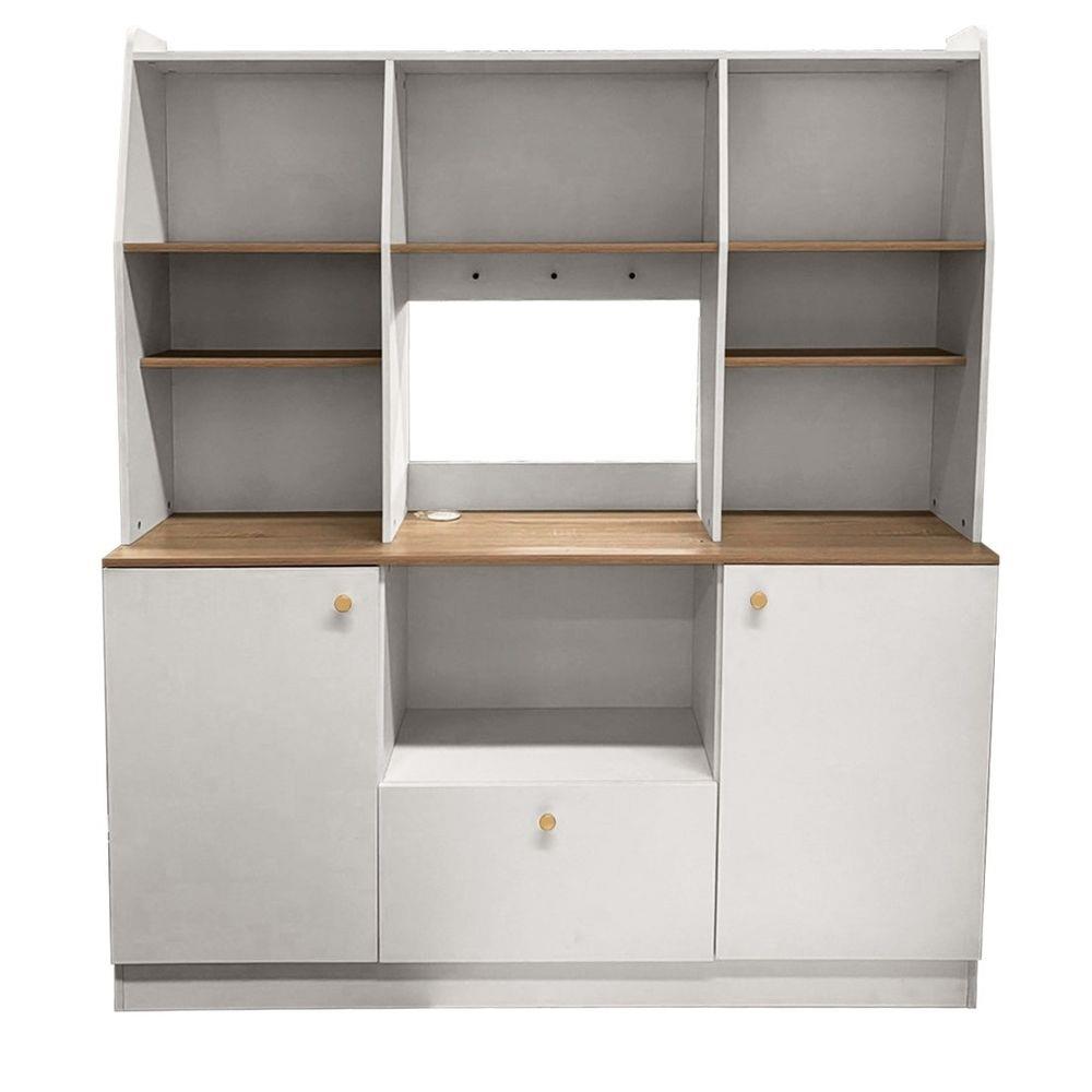 ตู้สูงบานผสม SB FURNITURE ROCKETS 19233049 160 ซม. สีขาว