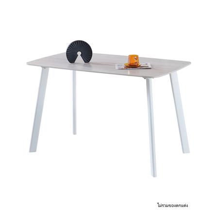 โต๊ะทานข้าว FURDINI NOAH 120 ซม. สีลายหิน/ขาว_1