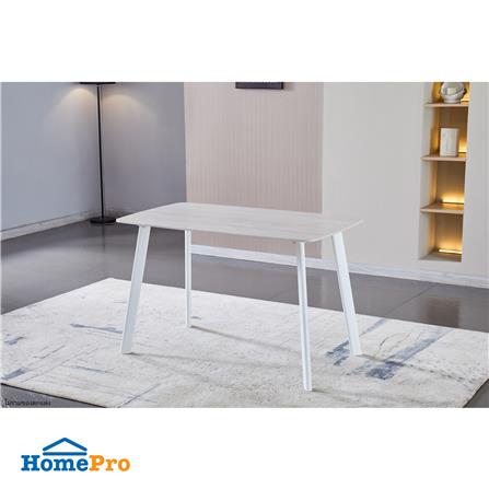 โต๊ะทานข้าว FURDINI NOAH 120 ซม. สีลายหิน/ขาว_2