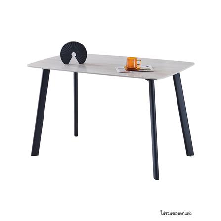 โต๊ะทานข้าว FURDINI NOAH 120 ซม. สีลายหิน/ดำ_1