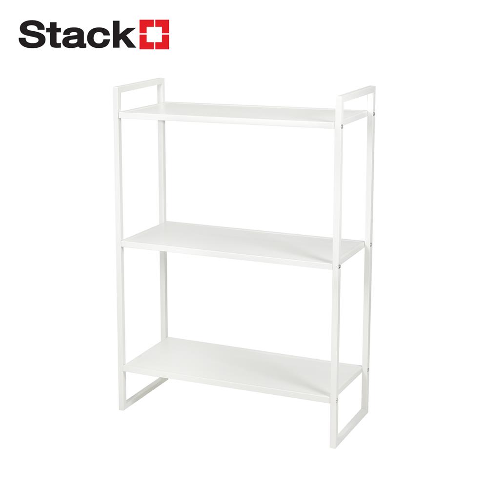 ชั้นวางของ 3 ชั้น STACKO NEAT 75.5x30.6x108.5 ซม. สีขาว