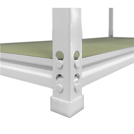 ชั้นวางของโล่ง 3 ชั้น FURDINI BASIO 81 ซม. สีขาว/ไม้_4