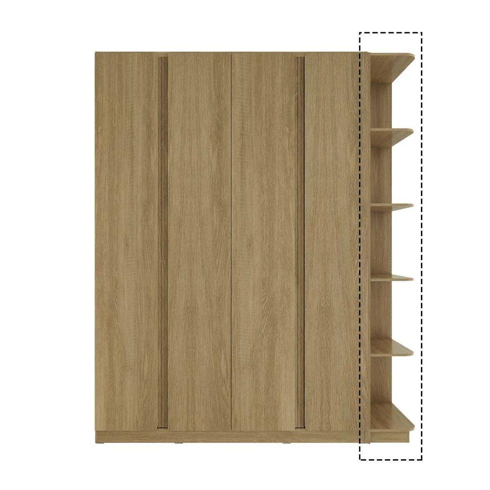 ตู้สูงจบมุมขวา SB FURNITURE SKIFT 19240776 30 ซม. สีไม้อ่อน