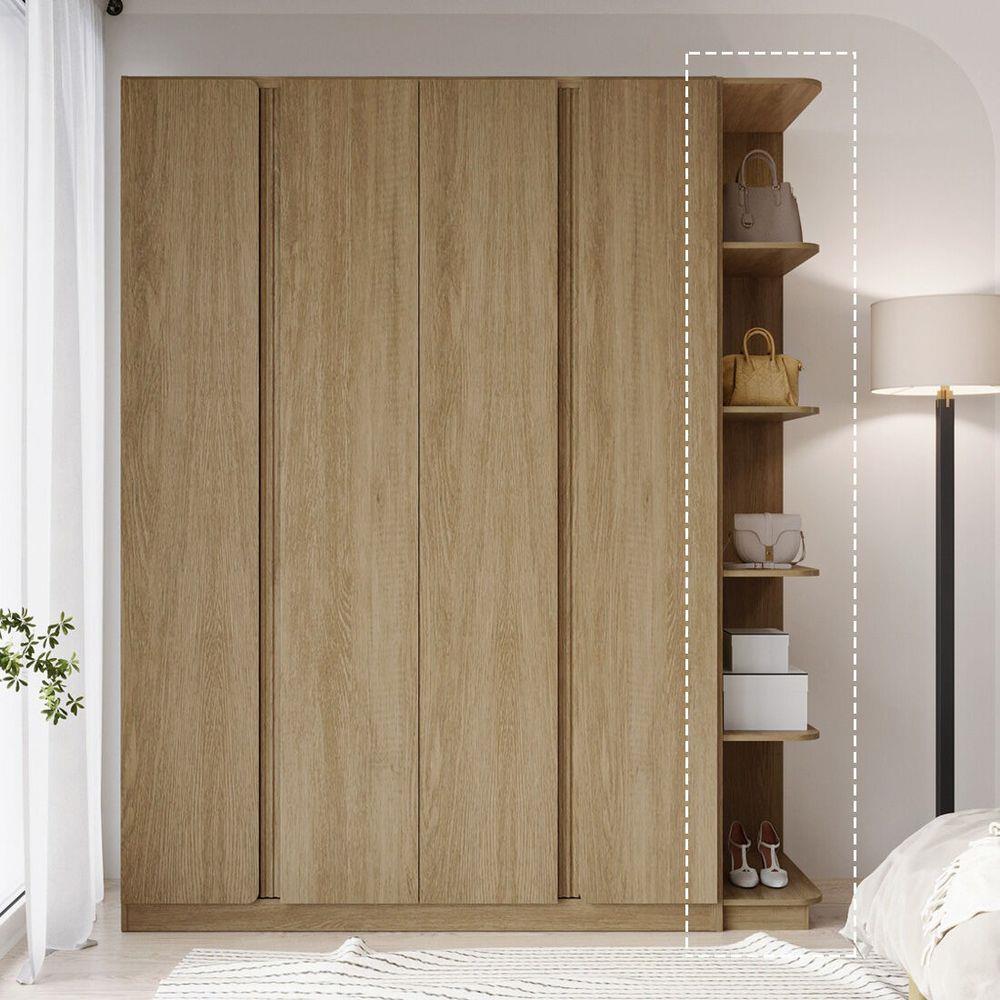 ตู้สูงจบมุมขวา SB FURNITURE SKIFT 19240776 30 ซม. สีไม้อ่อน