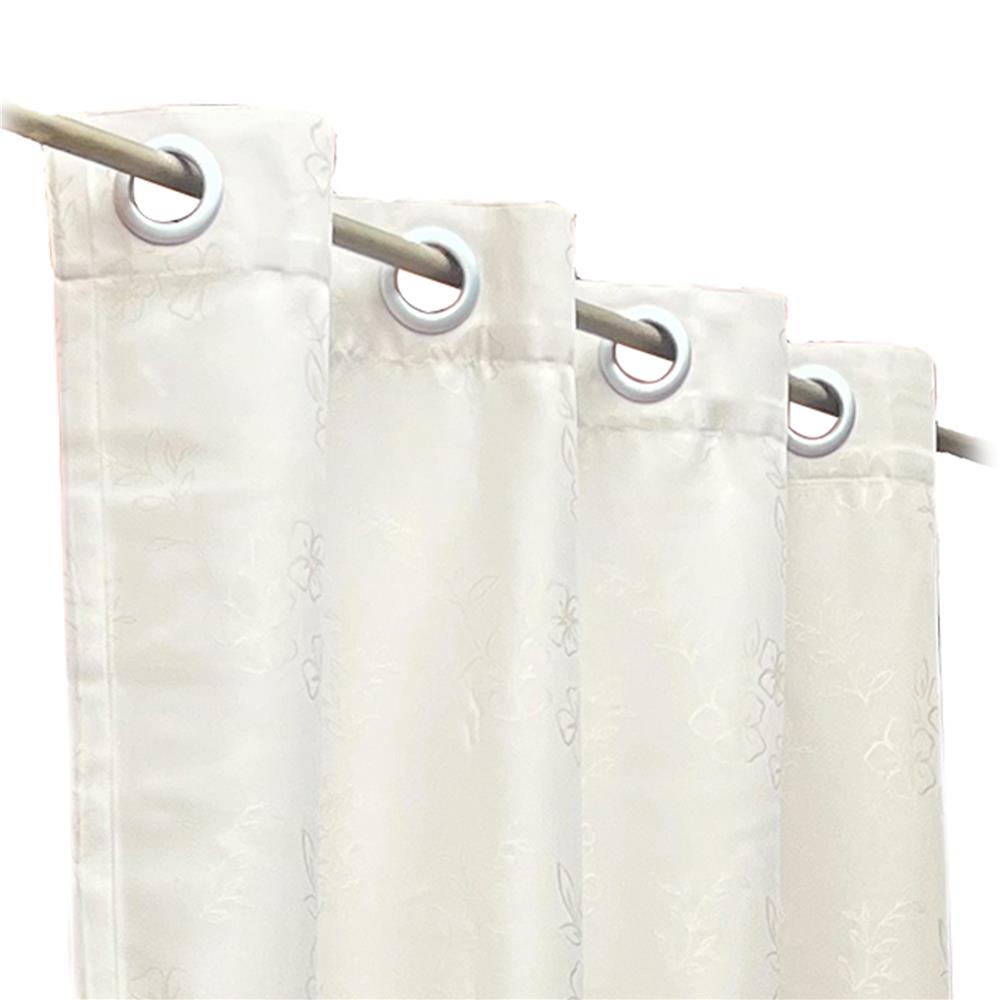 ผ้าม่าน EYELET HOME LIVING STYLE FLORENCE UV 145X220 ซม. สีครีม