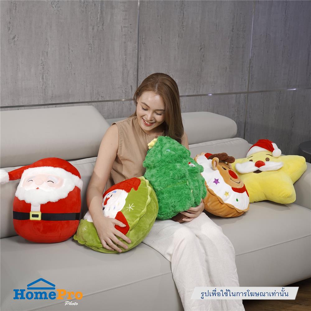 หมอนอิง SNAZZ X-MAS SANTA'S 9X12.5 นิ้ว สีแดง