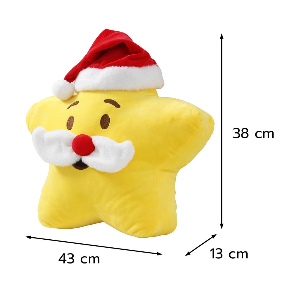 หมอนอิง SNAZZ X-MAS STAR 14.5X16.5 นิ้ว สีเหลือง