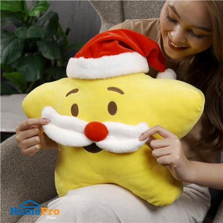 หมอนอิง SNAZZ X-MAS STAR 14.5X16.5 นิ้ว สีเหลือง_3