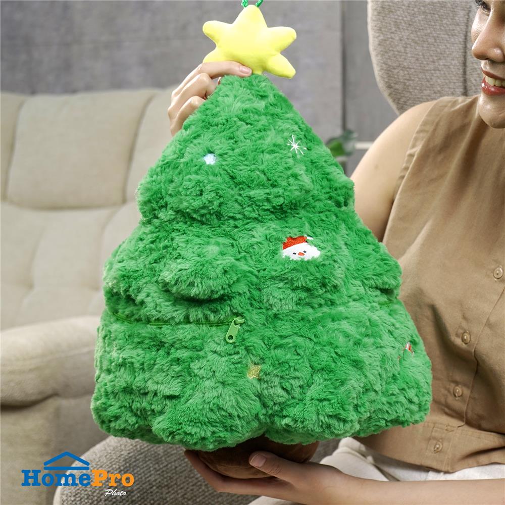 หมอนอิง SNAZZ X-MAS TREE 11.5X18.5 นิ้ว สีเขียว