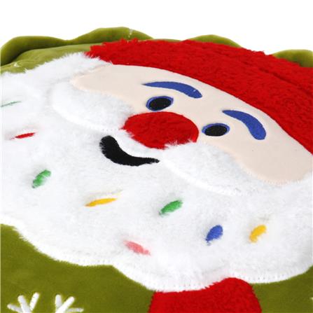 หมอนอิง SNAZZ X-MAS SANTA 14.5X14.5 นิ้ว สีเขียว_4