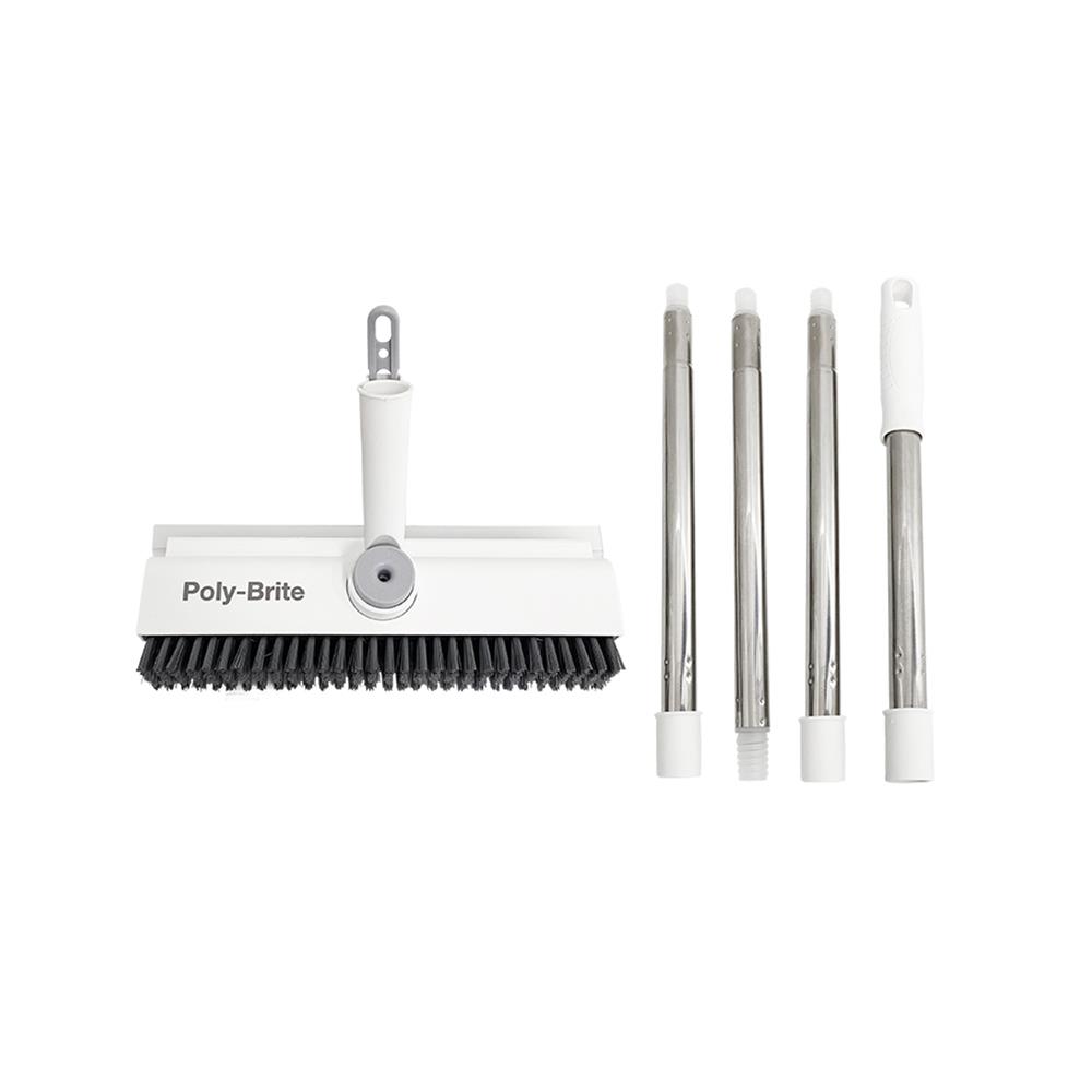 แปรงขัดพื้นพร้อมยางรีดน้ำ 3 IN 1 POLY-BRITE