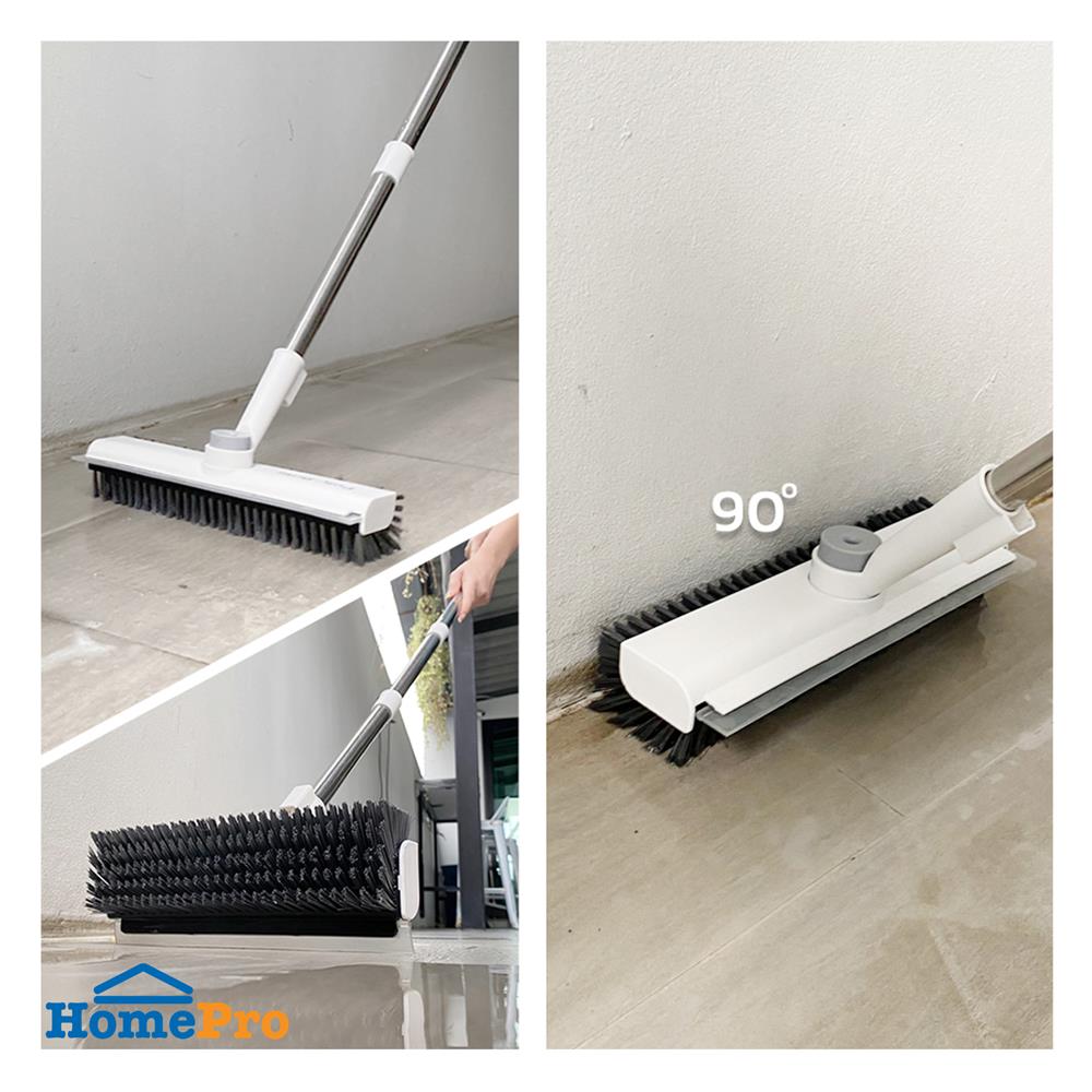 แปรงขัดพื้นพร้อมยางรีดน้ำ 3 IN 1 POLY-BRITE