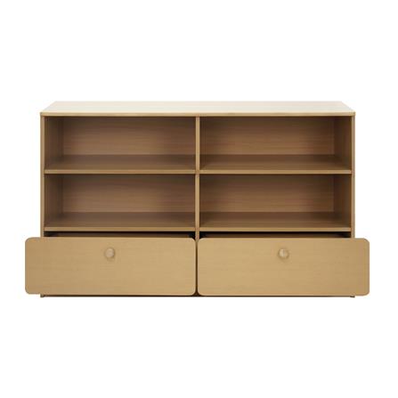 ชั้นวางของผสม 4 ช่อง 2 ลิ้นชัก FURDINI AOMI 120 ซม. สี NATURAL OAK_2