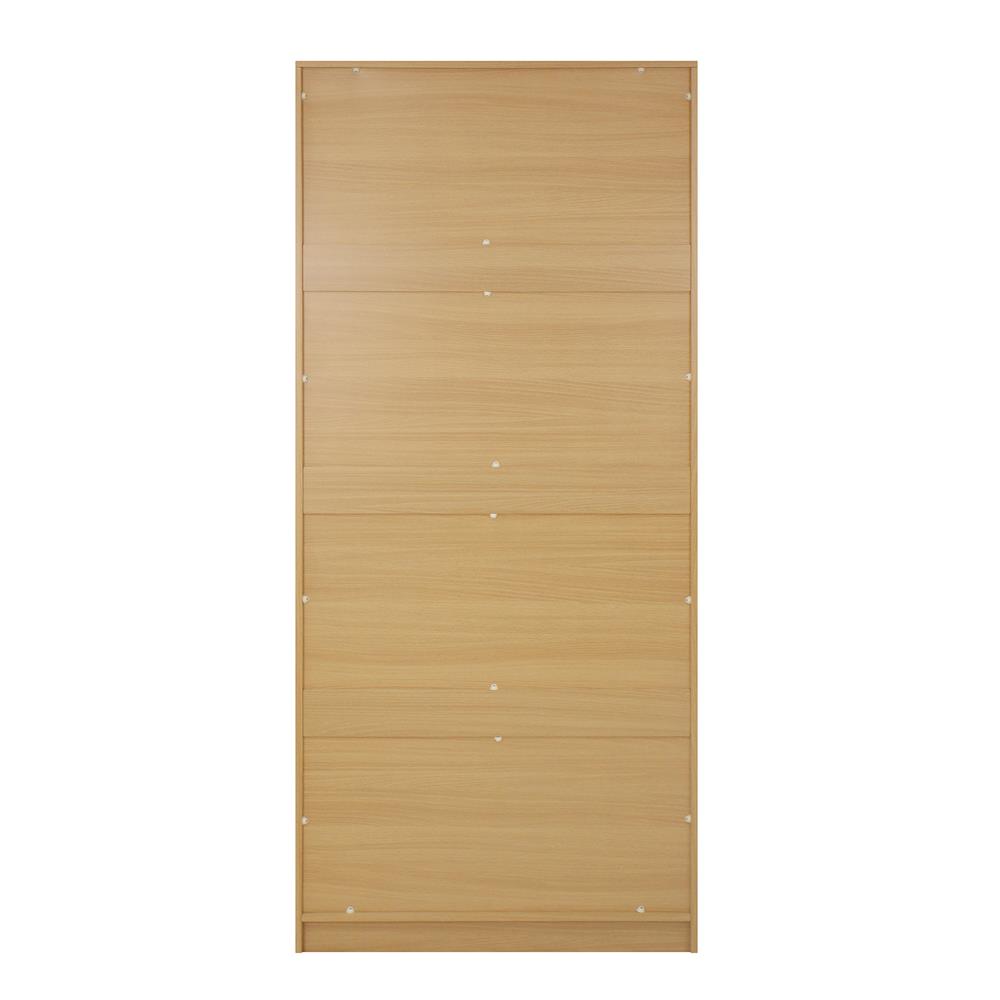 ชั้นวางของผสม 6 ช่อง 2 ลิ้นชัก FURDINI AOMI 80 ซม. สี NATURAL OAK/ขาว