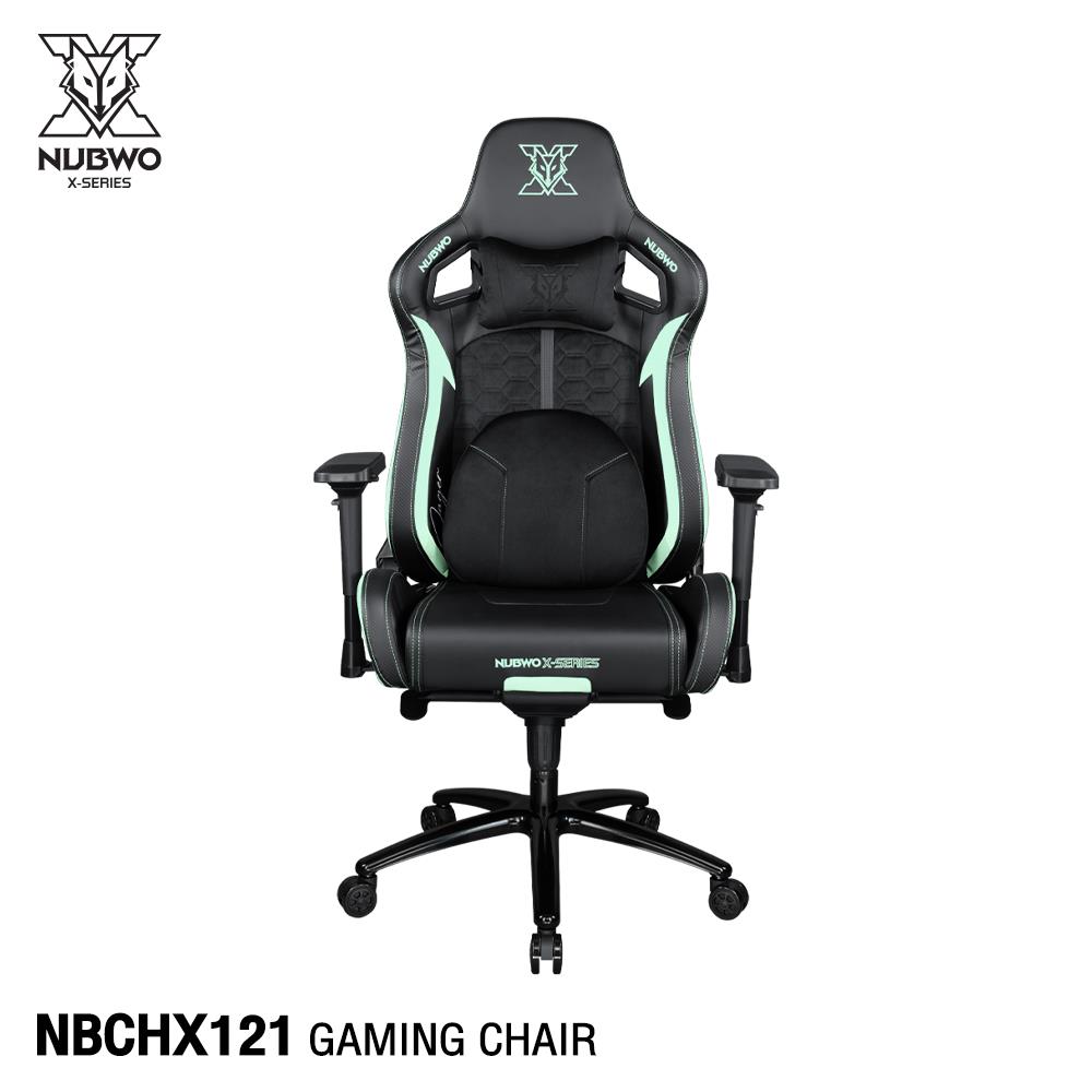 เก้าอี้เกมมิ่ง NUBWO NBCHX121 สีดำ/เขียว