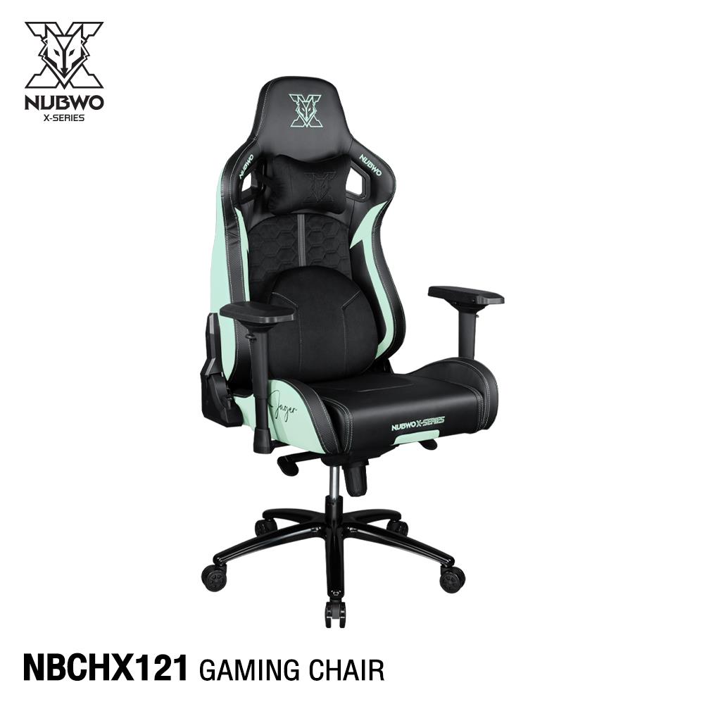 เก้าอี้เกมมิ่ง NUBWO NBCHX121 สีดำ/เขียว