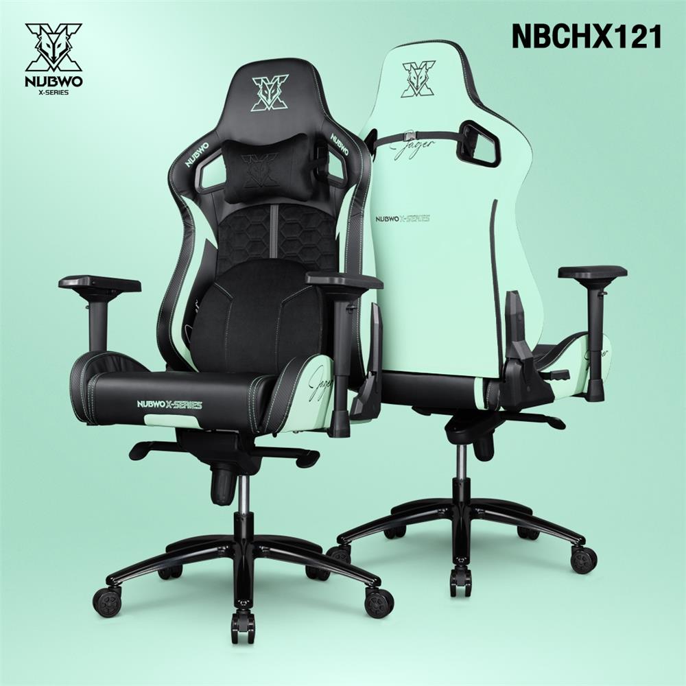 เก้าอี้เกมมิ่ง NUBWO NBCHX121 สีดำ/เขียว